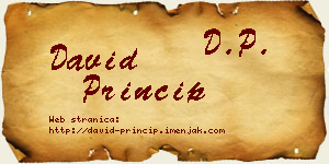 David Princip vizit kartica